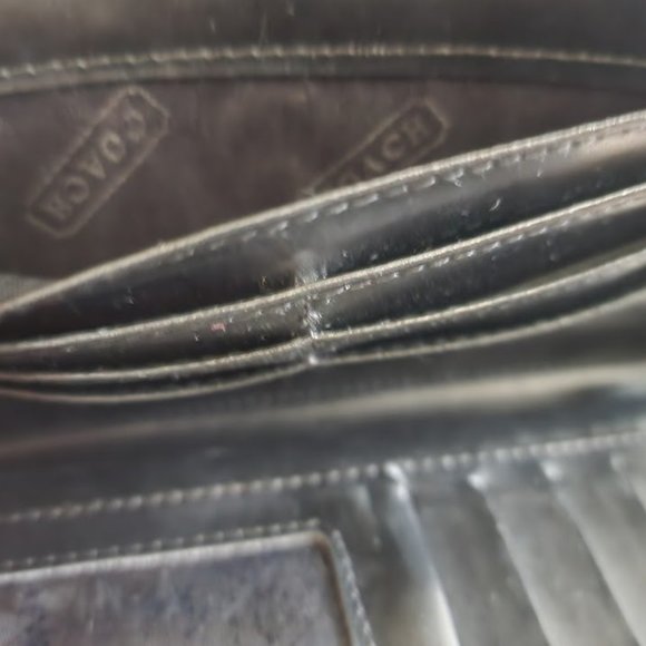 Coach Trifold Checkbook/Wallet - Picture 9 of 9